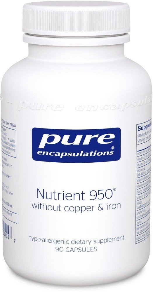 Pure Encapsulations Nutrient 950 without Copper & Iron 90 Capsule