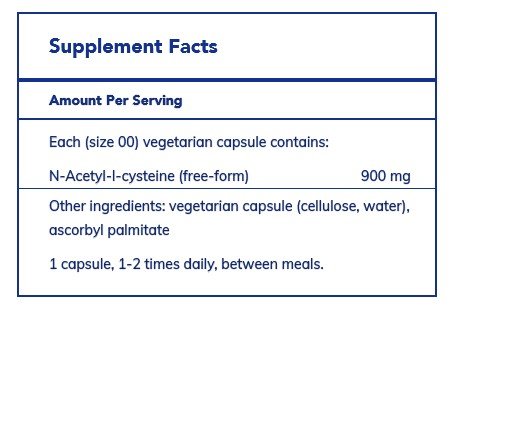 Pure Encapsulations NAC (N-Acetyl-L-Cysteine) 900 mg 240 Vegcap