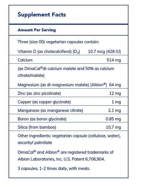 Pure Encapsulations OsteoBalance 210 VegCap