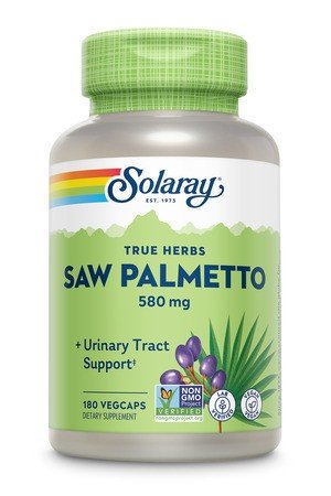 580 milligrams Saw Palmetto Berries | Solaray | Urinary Tract Support | Non GMO | Vegan | Dietary Supplement | 180 VegCaps | Capsules | VitaminLife