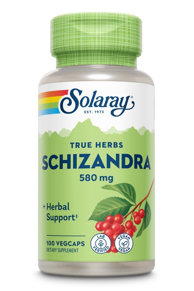 Solaray Schizandra Berries 580mg 100 VegCap