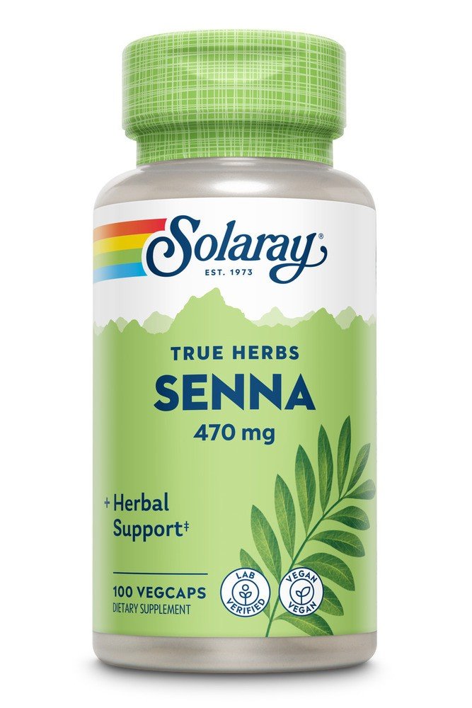 Solaray Senna Leaves 470mg 100 VegCap