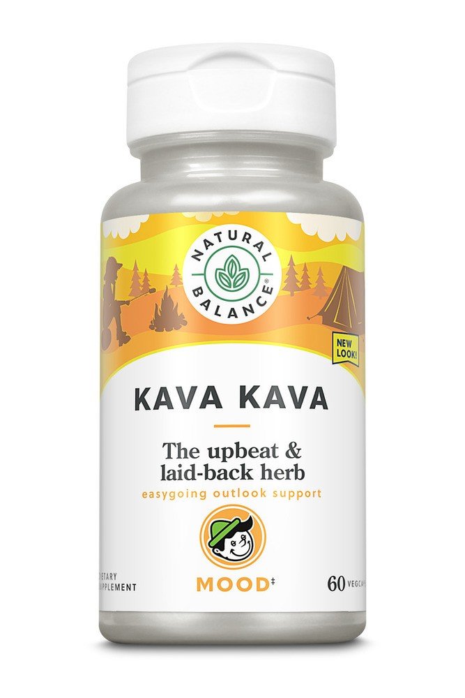 Kava Kava | Natural Balance | Mood | Outlook Support | Dietary Supplement | 60 VegCaps | Capsules | VitaminLife