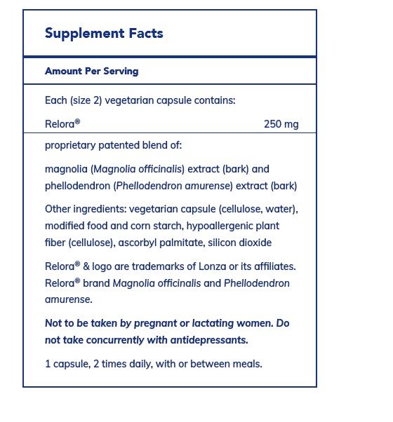 Pure Encapsulations Relora 180 Vegcap