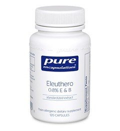 Pure Encapsulations Eleuthero 0.8% E&amp;B 120 Vegcap