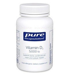 Pure Encapsulations Vitamin D3 5,000 IU 120 VegCap