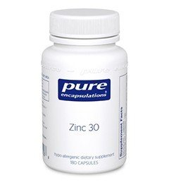 Pure Encapsulations Zinc 30 180 VegCap