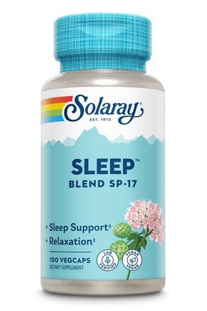 Sleep Blend SP-17 | Solaray | Sleep Support | Relaxation | Dietary Supplement | Vegan | 100 VegCaps | VitaminLife