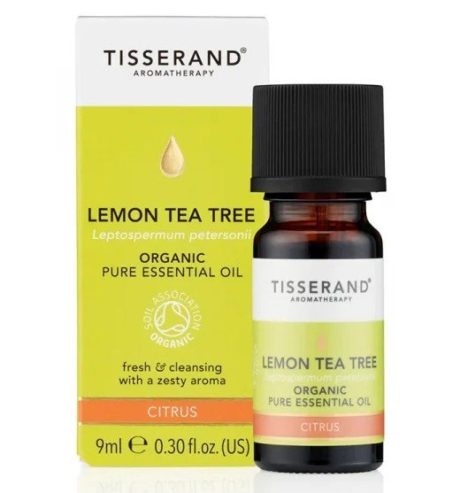Tisserand Lemon Tea Tree Organic Essential Oil 0.32 oz (9ml) EssOil