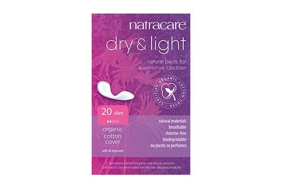 Natracare Dry & Light ,Organic Cotton Cover 20 Pads