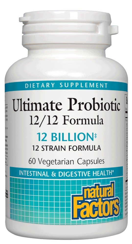 Natural Factors Ultimate Probiotic 12/12 Formula 60 VegCap