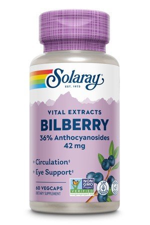 Solaray Bilberry Extract 42mg 60 VegCap