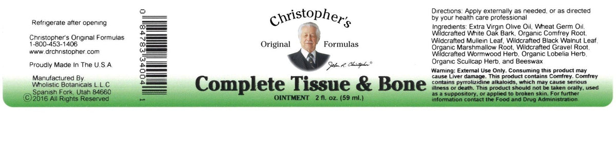 Christopher&#39;s Original Formulas Complete Tissue&amp; Bone 2 oz 2 oz Liquid