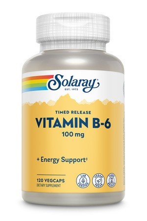 Solaray B-6 100 mg Time Release 120 VegCaps