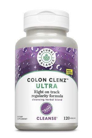 Colon Clenz Ultra | Natural Balance | Regularity Formula | Cleanse | Herbal | Dietary Supplement | 120 Capsules | VitaminLife