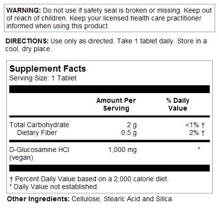 Kal 100% Vegetarian Glucosamine 60 Tablet