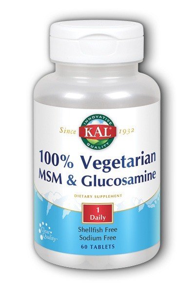 Kal 100% Vegetarian MSM &amp; Glucosamine 60 Tablet