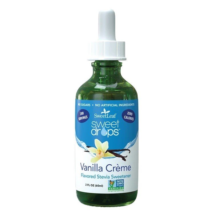 SweetLeaf Clear Liquid Stevia Vanilla Creme 2 oz Liquid