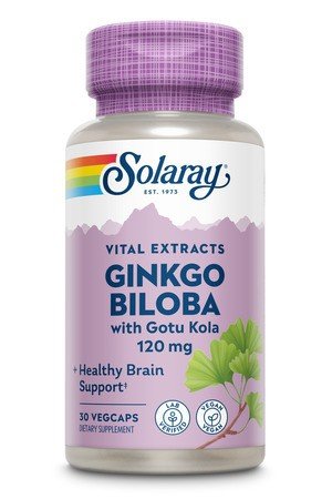 Solaray One Daily Ginkgo Biloba Extract 30 VegCaps