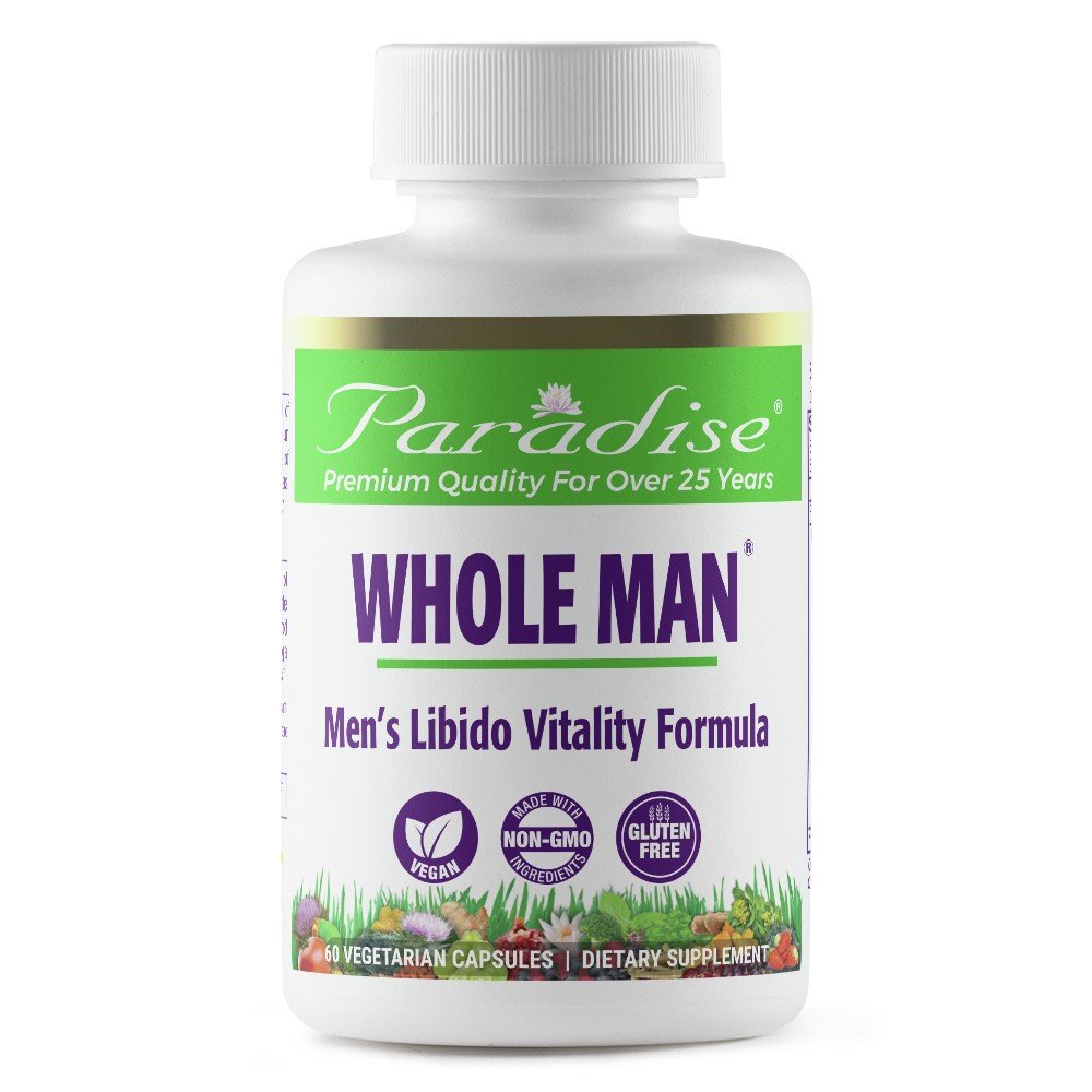 Paradise Herbs Whole-Man,Rhino Virility Formula 60 VegCap