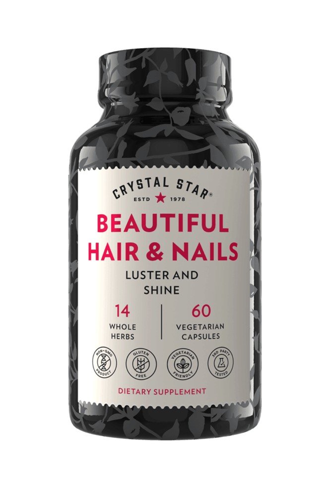 Crystal Star Beautiful Hair & Nails 60 Capsule