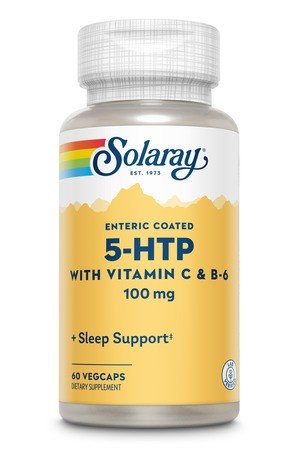 Solaray 5-HTP With Vitamin C &amp; B-6-100 mg 60 Capsule