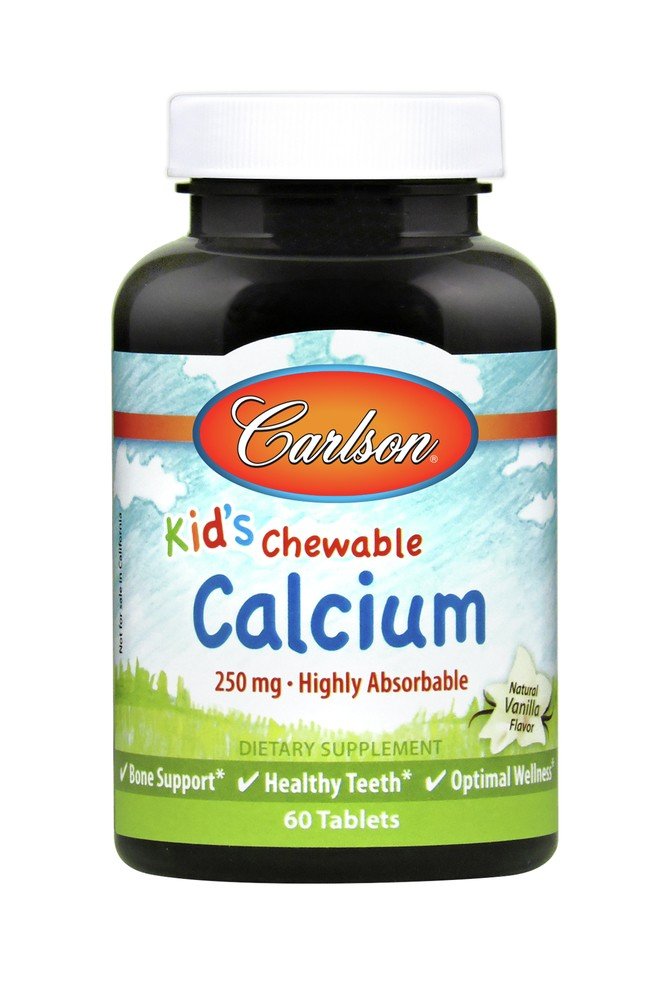 Carlson Laboratories Carlson For Kids Chew Calcium Vanilla 60 Tablet