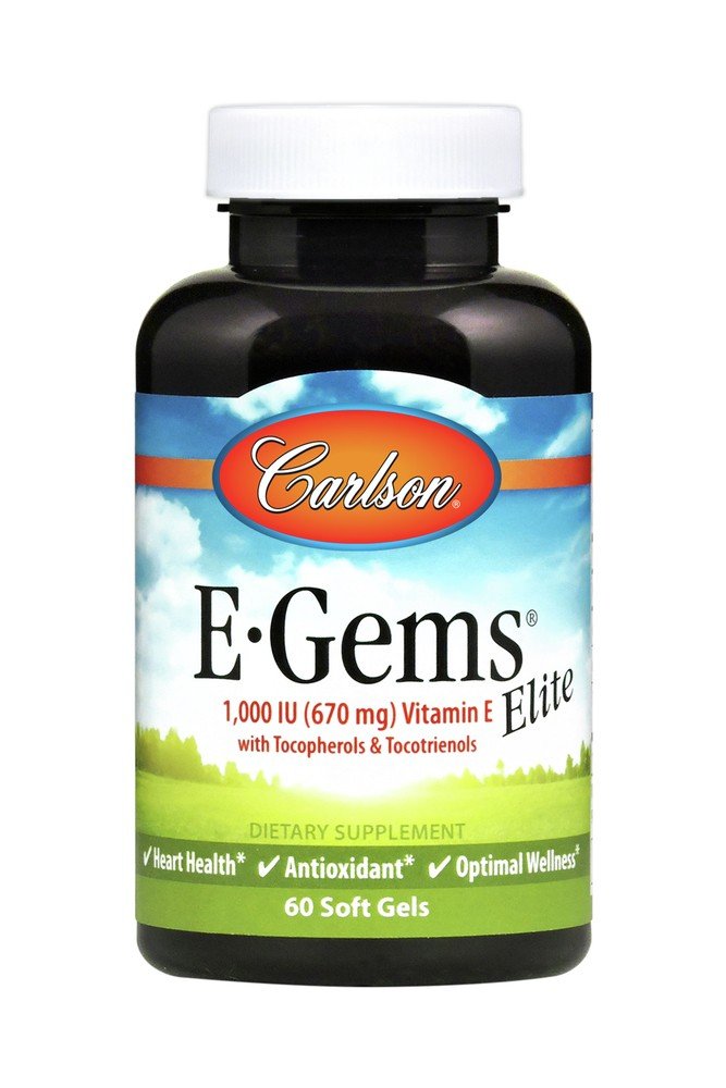Carlson Laboratories E-Gems Elite 1000 60 Softgel