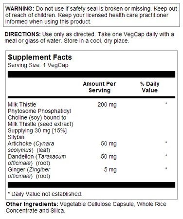 Solaray Milk Thistle Phytosome 60 Capsule