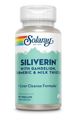 Silverin | Solaray | Silverin | Dandelion | Turmeric | Milk Thistle | Liver Cleanse Formula | Dietary Supplement | 90 Capsules | VitaminLife