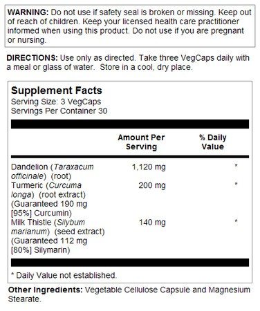 Solaray Siliverin 90 Capsule