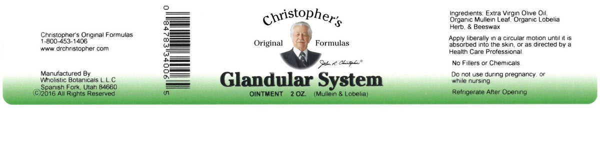 Christopher&#39;s Original Formulas Glandular System Ointment 2 oz Ointment