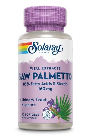 Solaray Saw Palmetto Berry Extract 160mg 60 Softgel