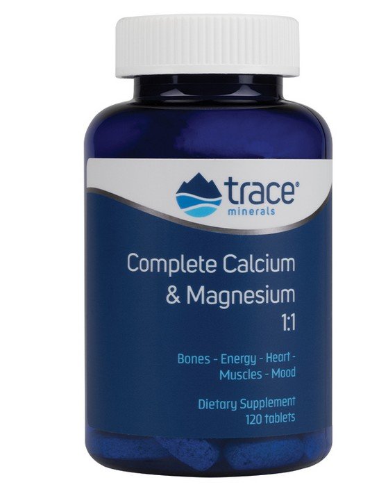 Trace Minerals Complete Calcium &amp; Magnesium 1:1 120 Tablet