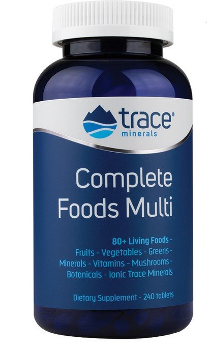 Trace Minerals Complete Foods Multi (Replaced upc 786601350019) 240 Tablet