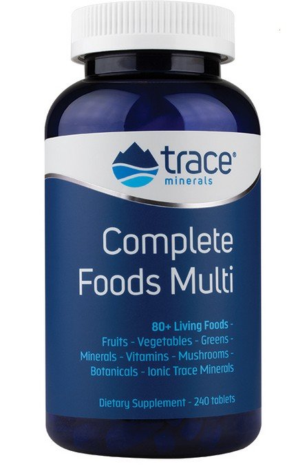 Trace Minerals Complete Foods Multi   (Replaced upc 786601350019) 240 Tablet