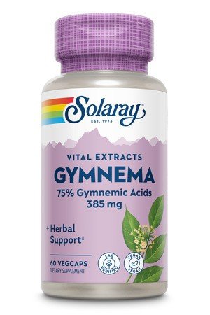 Solaray Gymnema Leaf Extract 385mg (Ayurvedic Herbs) 60 Capsule