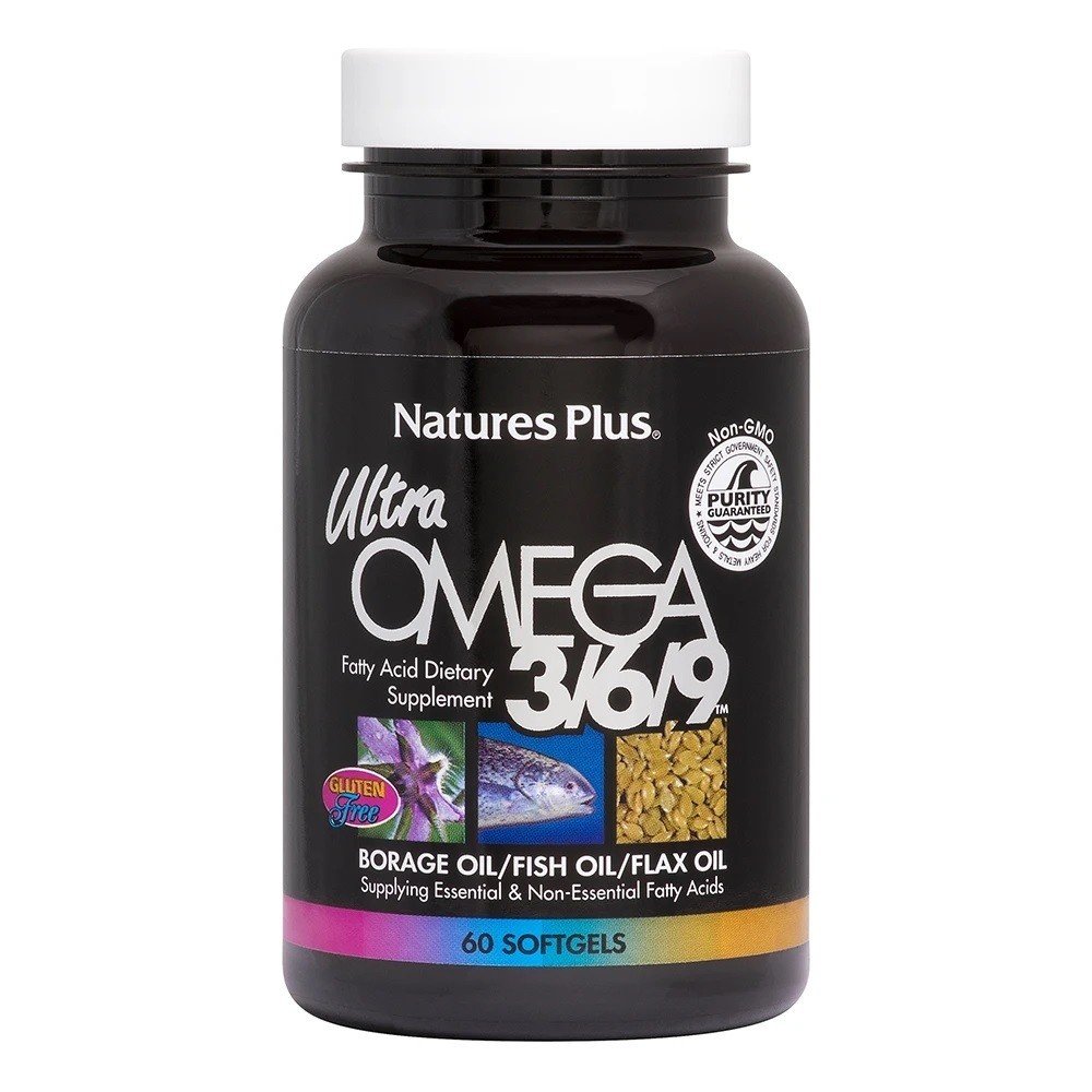 Nature's Plus Ultra Omega 3/6/9 1200 mg 60 Softgel