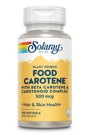 Solaray Food Carotene 10,000 IU 100 Softgel