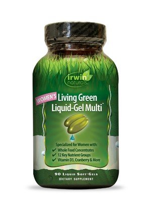 Irwin Naturals Living Green Liquid-Gel Multi for Women&#39;s 90 Softgel