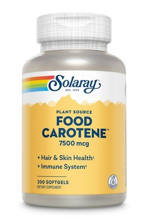 Solaray Food Carotene 25,000 IU 200 Softgel