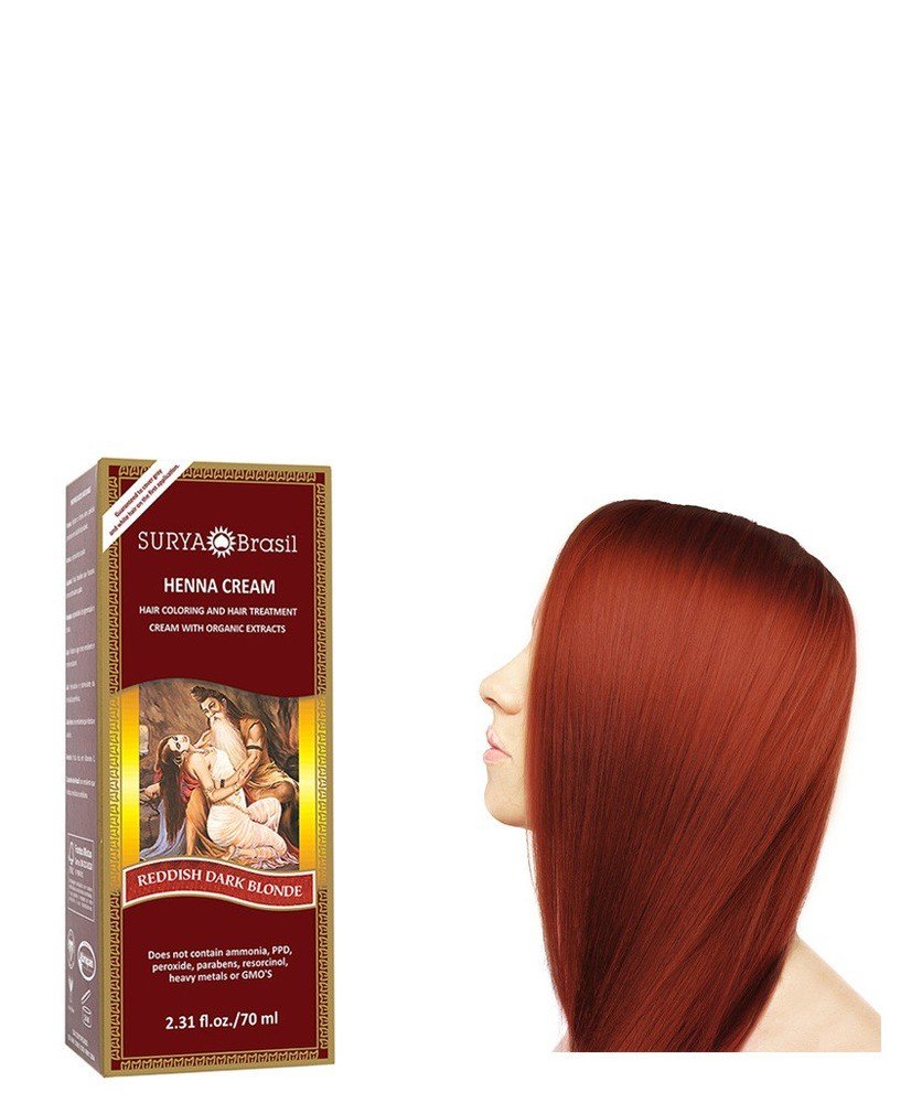 Surya Nature, Inc Henna Reddish Dark Blonde Cream 2.31 oz Cream