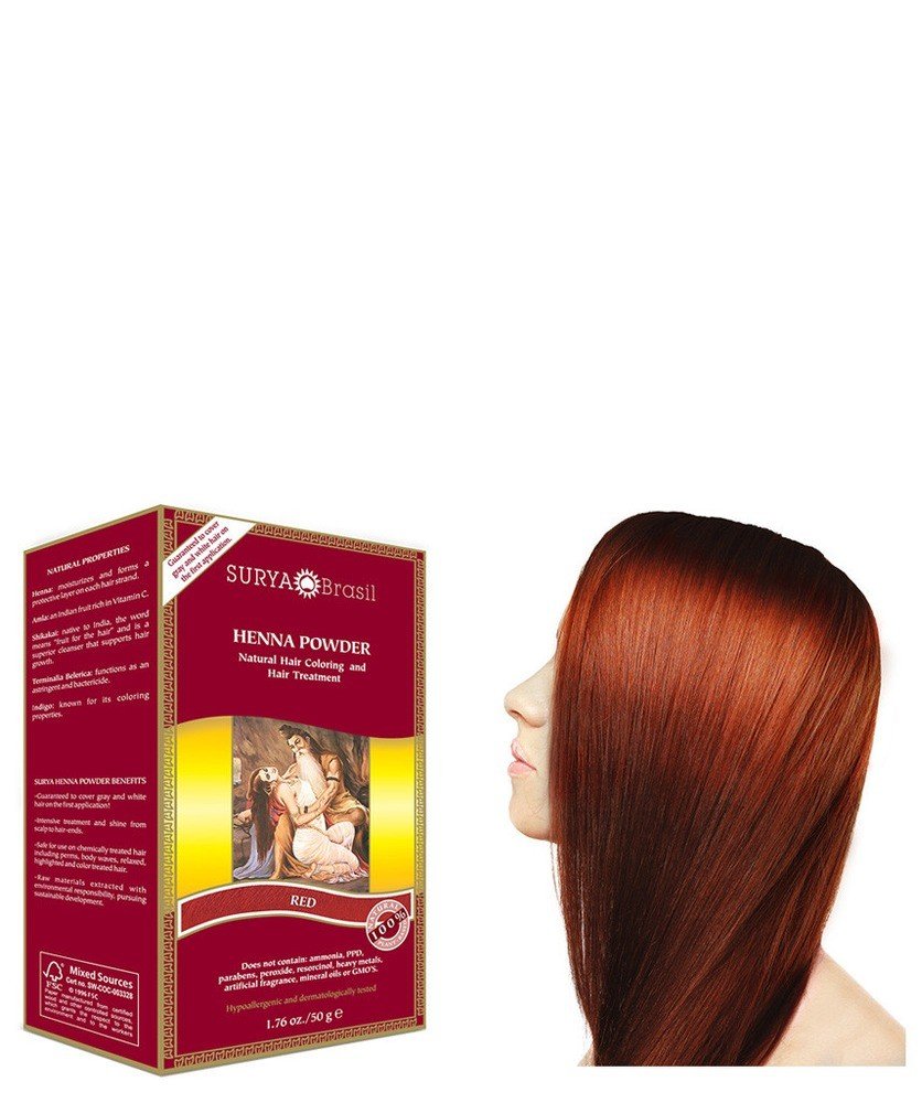 Surya Nature, Inc Henna Red Powder 1.76 oz Powder