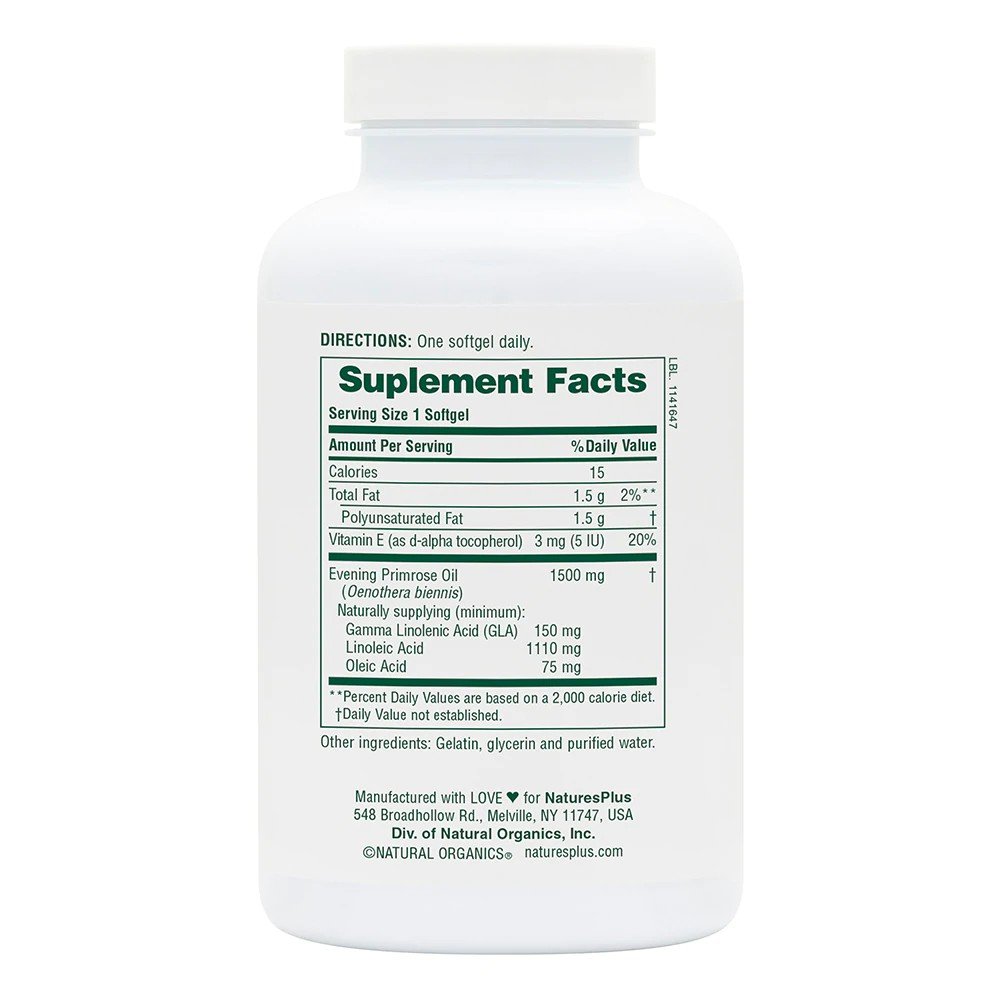 Nature&#39;s Plus Ultra EPO 1500 mg 90 Softgel