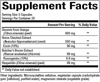 Natural Factors VeinSense 60 VegCap