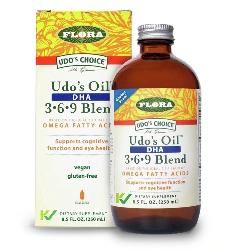 Flora Inc Udos Oil DHA 369 Blend 8.5 oz Liquid