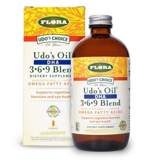 Flora Inc Udos Oil DHA 369 Blend 17 oz Liquid