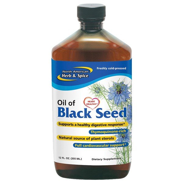 North American Herb & Spice Black Seed Oil 12 oz Liquid