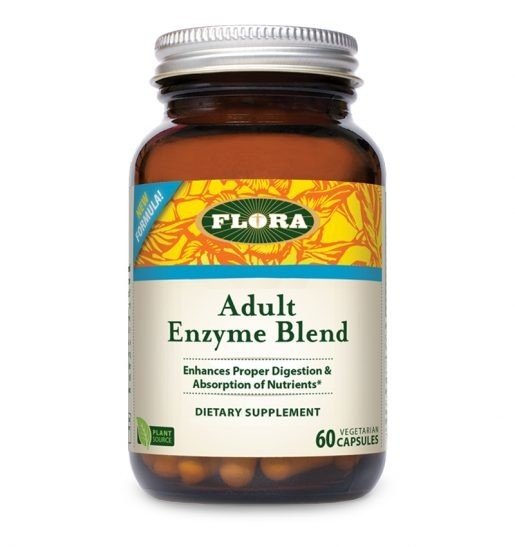 Flora Inc Adult Enzyme Blend 60 Capsule