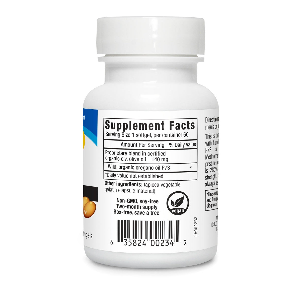 North American Herb &amp; Spice Super Strength Oreganol P73 60 Capsule